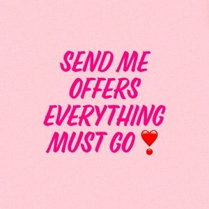 SEND OFFERS TRYING TO GET RID OF CLOTHES ❣️❣️❣️